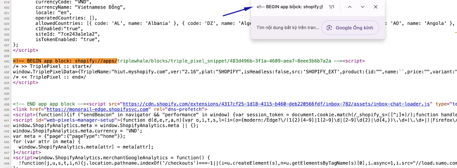 Checking Page Source Manually